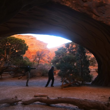 Timed at Navajo Arch